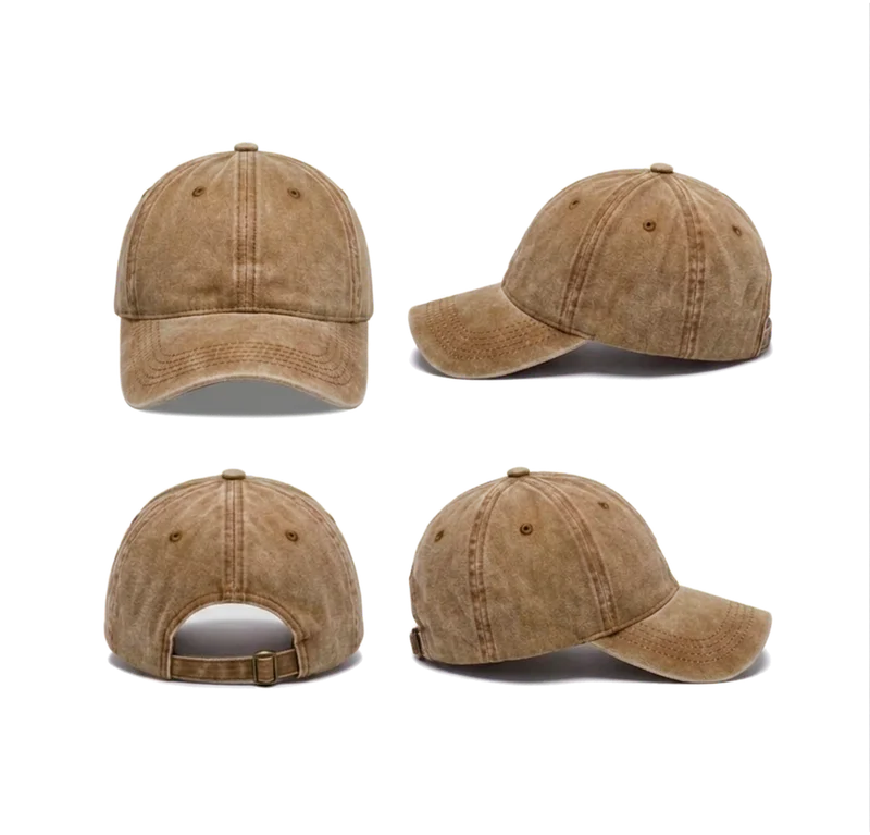 Gorra Prelavada Beige