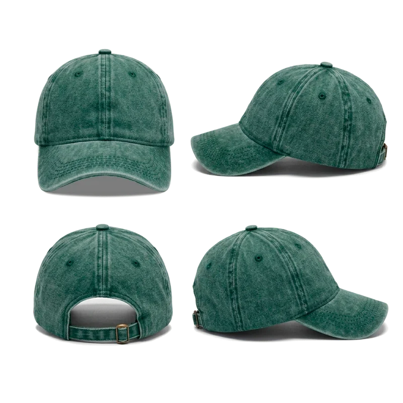 Gorra Prelavada Verde